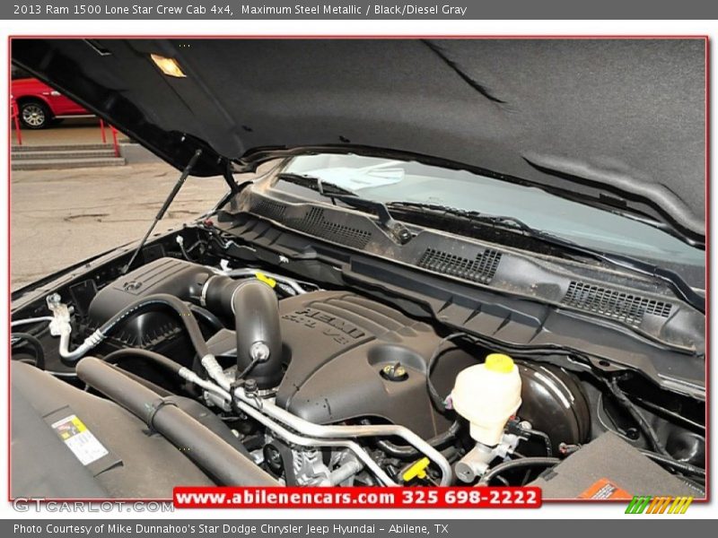 Maximum Steel Metallic / Black/Diesel Gray 2013 Ram 1500 Lone Star Crew Cab 4x4