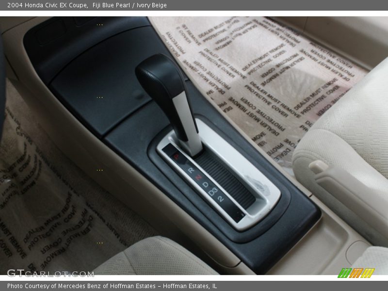 Fiji Blue Pearl / Ivory Beige 2004 Honda Civic EX Coupe