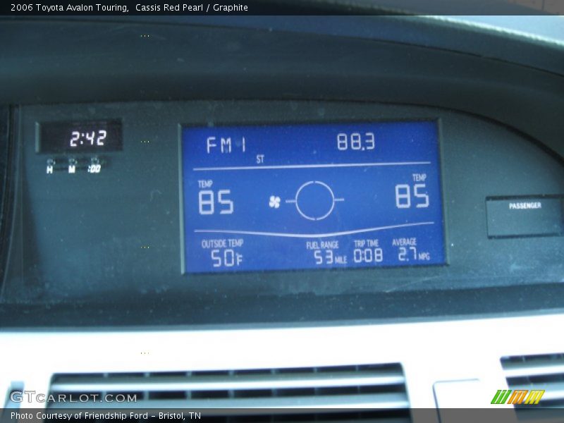Cassis Red Pearl / Graphite 2006 Toyota Avalon Touring