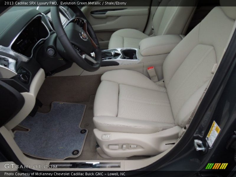 Evolution Green Metallic / Shale/Ebony 2013 Cadillac SRX Luxury FWD