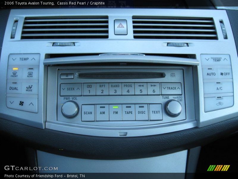 Cassis Red Pearl / Graphite 2006 Toyota Avalon Touring