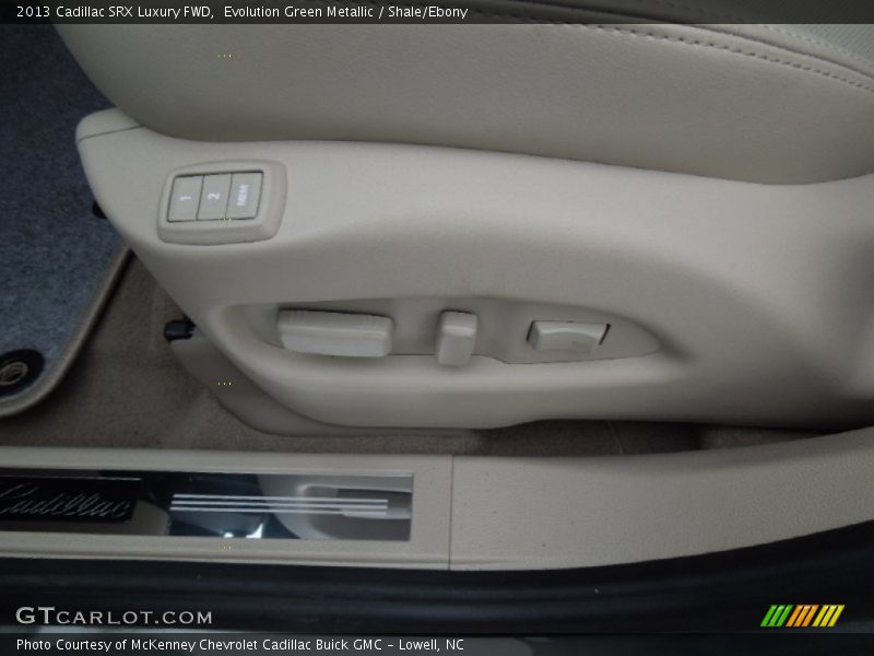 Evolution Green Metallic / Shale/Ebony 2013 Cadillac SRX Luxury FWD