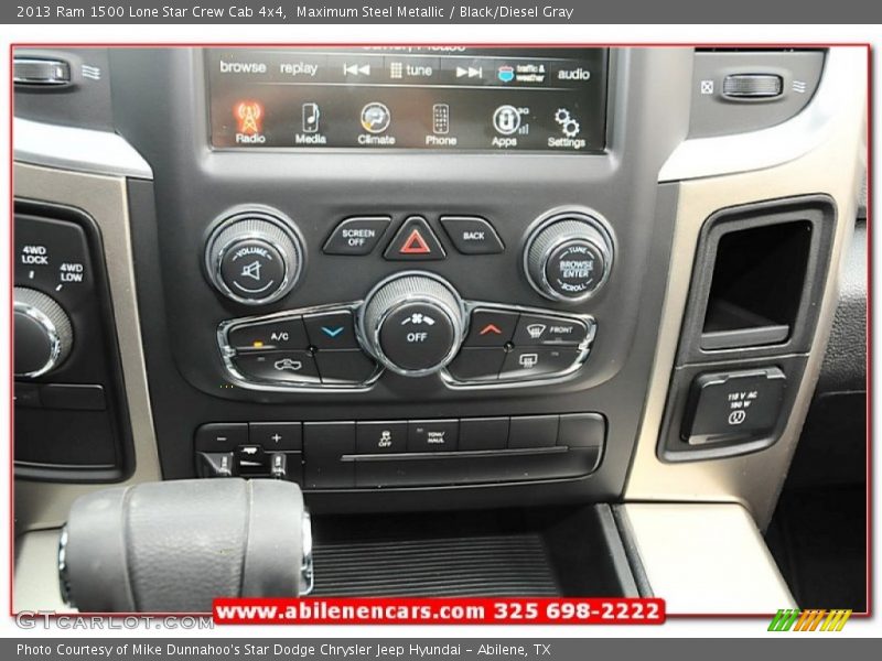Maximum Steel Metallic / Black/Diesel Gray 2013 Ram 1500 Lone Star Crew Cab 4x4