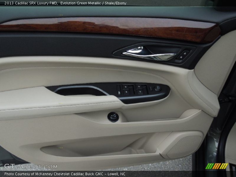 Evolution Green Metallic / Shale/Ebony 2013 Cadillac SRX Luxury FWD
