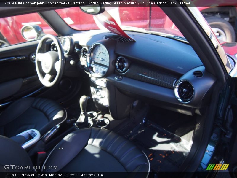 British Racing Green Metallic / Lounge Carbon Black Leather 2009 Mini Cooper John Cooper Works Hardtop