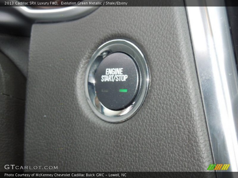 Evolution Green Metallic / Shale/Ebony 2013 Cadillac SRX Luxury FWD