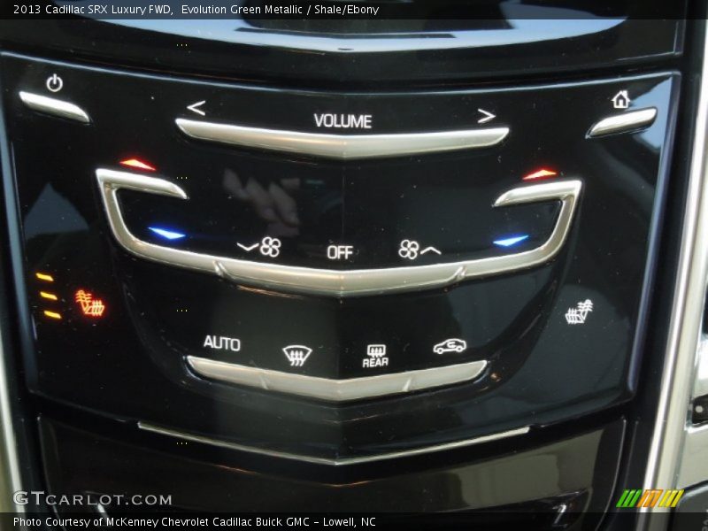 Evolution Green Metallic / Shale/Ebony 2013 Cadillac SRX Luxury FWD