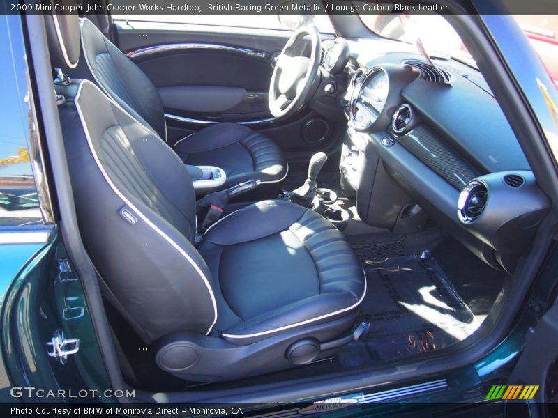 British Racing Green Metallic / Lounge Carbon Black Leather 2009 Mini Cooper John Cooper Works Hardtop