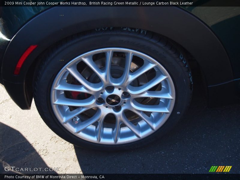 British Racing Green Metallic / Lounge Carbon Black Leather 2009 Mini Cooper John Cooper Works Hardtop