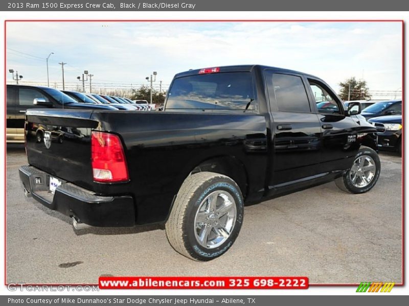Black / Black/Diesel Gray 2013 Ram 1500 Express Crew Cab