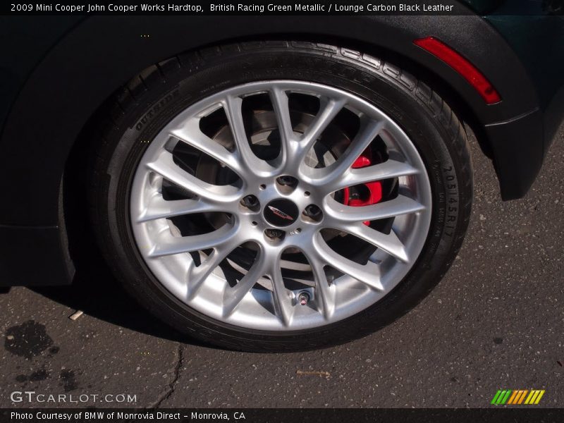 British Racing Green Metallic / Lounge Carbon Black Leather 2009 Mini Cooper John Cooper Works Hardtop