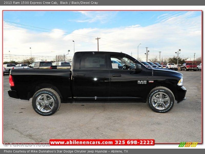 Black / Black/Diesel Gray 2013 Ram 1500 Express Crew Cab