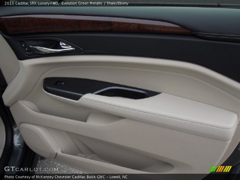 Evolution Green Metallic / Shale/Ebony 2013 Cadillac SRX Luxury FWD
