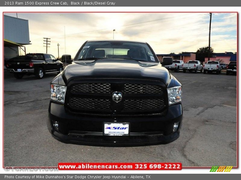 Black / Black/Diesel Gray 2013 Ram 1500 Express Crew Cab