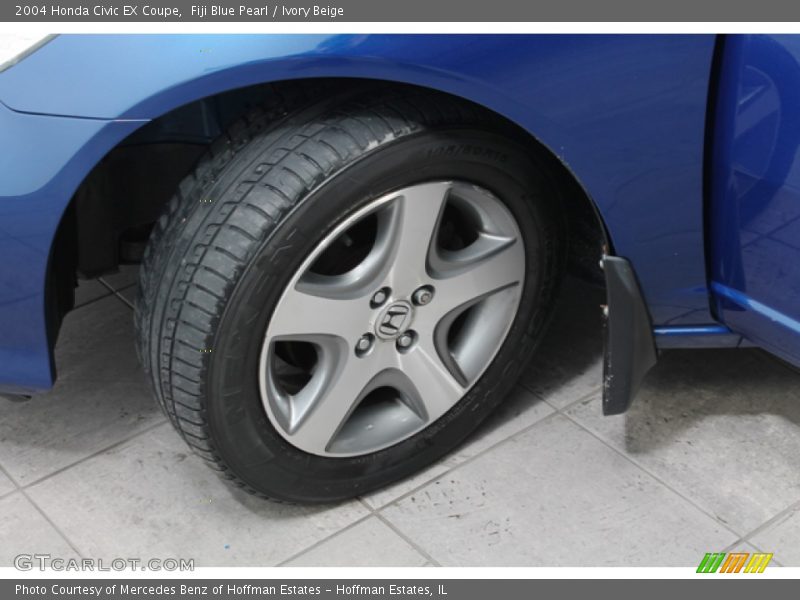 Fiji Blue Pearl / Ivory Beige 2004 Honda Civic EX Coupe