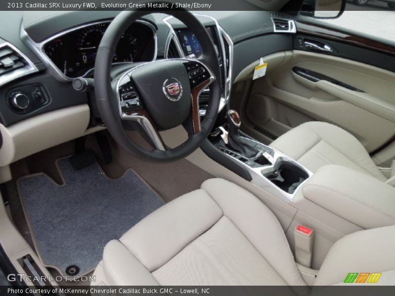 Evolution Green Metallic / Shale/Ebony 2013 Cadillac SRX Luxury FWD