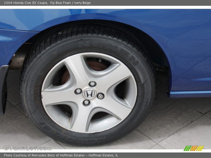 Fiji Blue Pearl / Ivory Beige 2004 Honda Civic EX Coupe