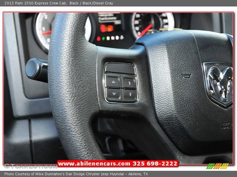 Black / Black/Diesel Gray 2013 Ram 1500 Express Crew Cab
