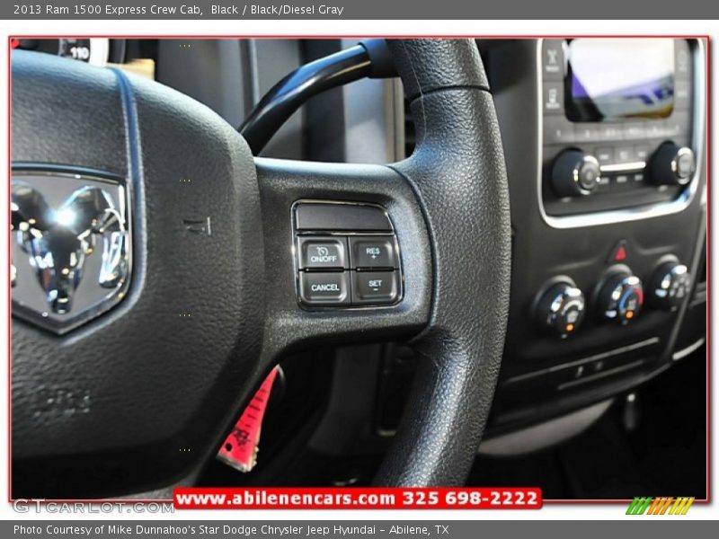 Black / Black/Diesel Gray 2013 Ram 1500 Express Crew Cab