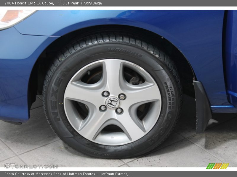 Fiji Blue Pearl / Ivory Beige 2004 Honda Civic EX Coupe