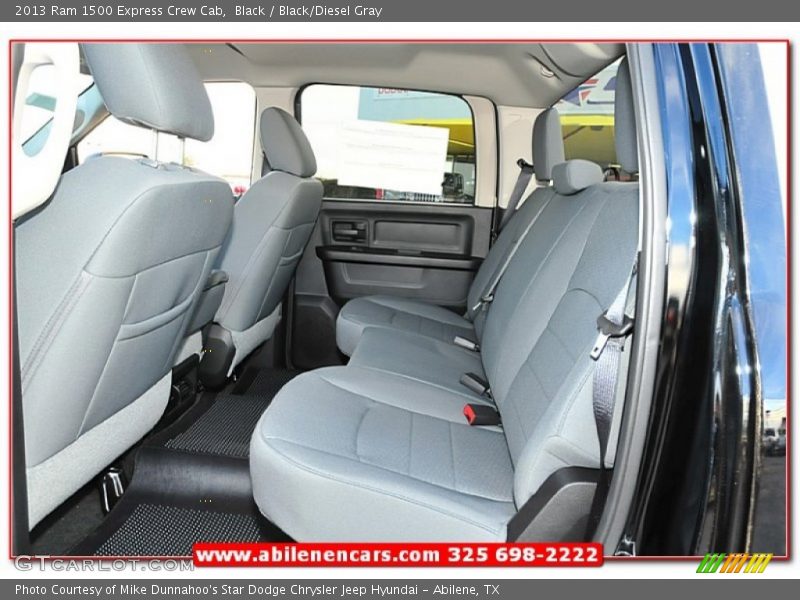 Black / Black/Diesel Gray 2013 Ram 1500 Express Crew Cab