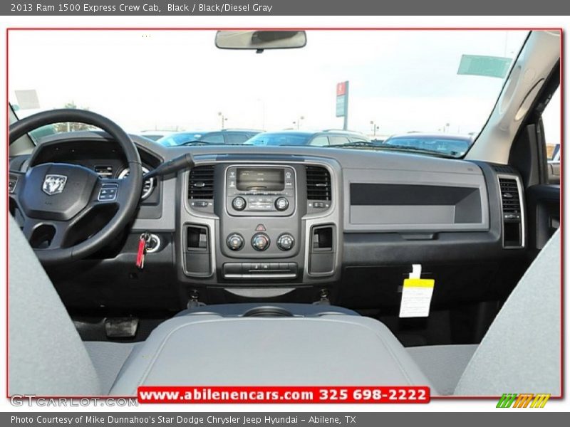Black / Black/Diesel Gray 2013 Ram 1500 Express Crew Cab