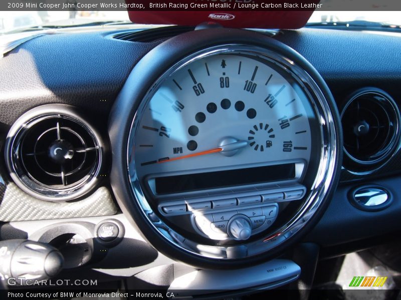 British Racing Green Metallic / Lounge Carbon Black Leather 2009 Mini Cooper John Cooper Works Hardtop