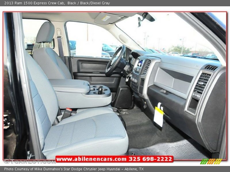 Black / Black/Diesel Gray 2013 Ram 1500 Express Crew Cab