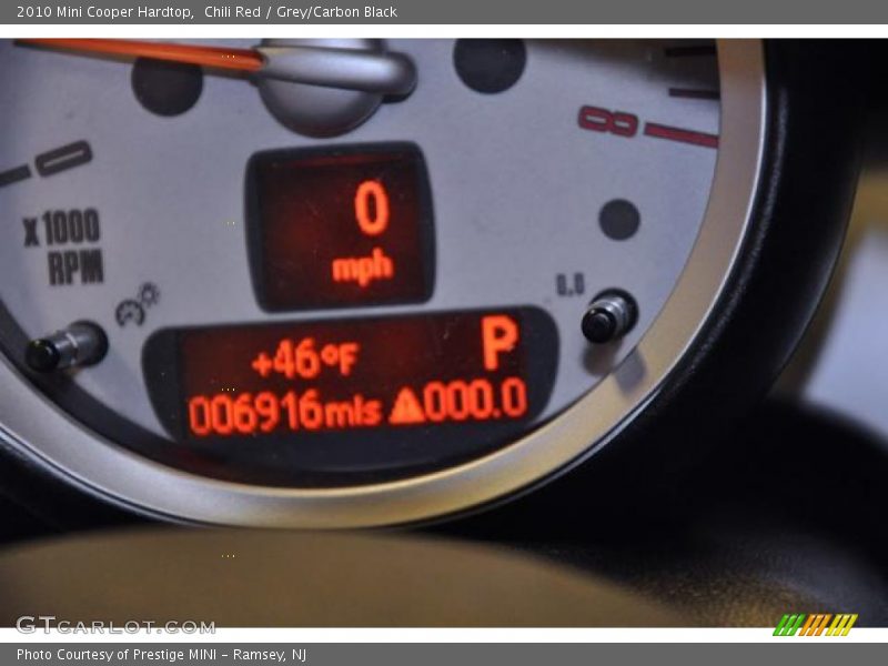 Chili Red / Grey/Carbon Black 2010 Mini Cooper Hardtop