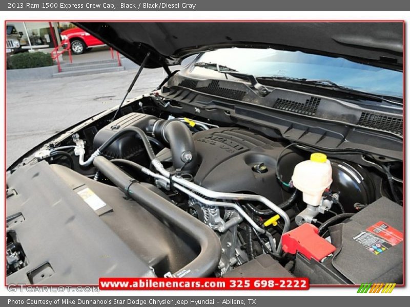 Black / Black/Diesel Gray 2013 Ram 1500 Express Crew Cab
