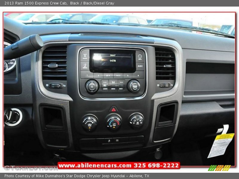 Black / Black/Diesel Gray 2013 Ram 1500 Express Crew Cab