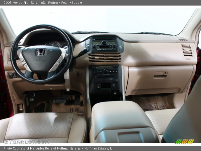 Redrock Pearl / Saddle 2005 Honda Pilot EX-L 4WD