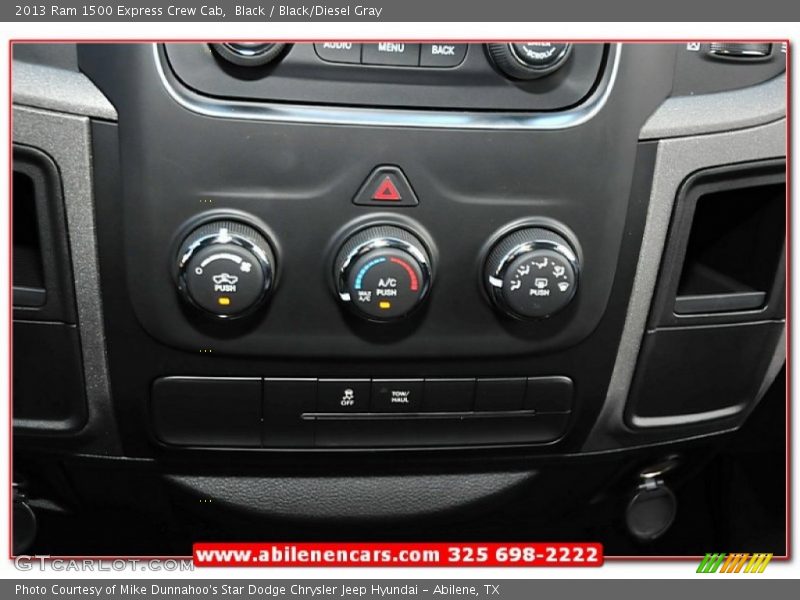 Black / Black/Diesel Gray 2013 Ram 1500 Express Crew Cab