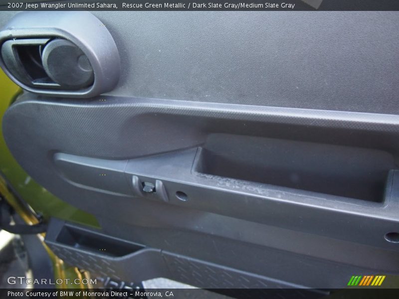 Rescue Green Metallic / Dark Slate Gray/Medium Slate Gray 2007 Jeep Wrangler Unlimited Sahara