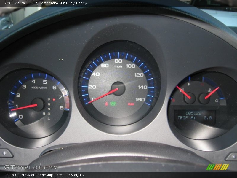 Anthracite Metallic / Ebony 2005 Acura TL 3.2