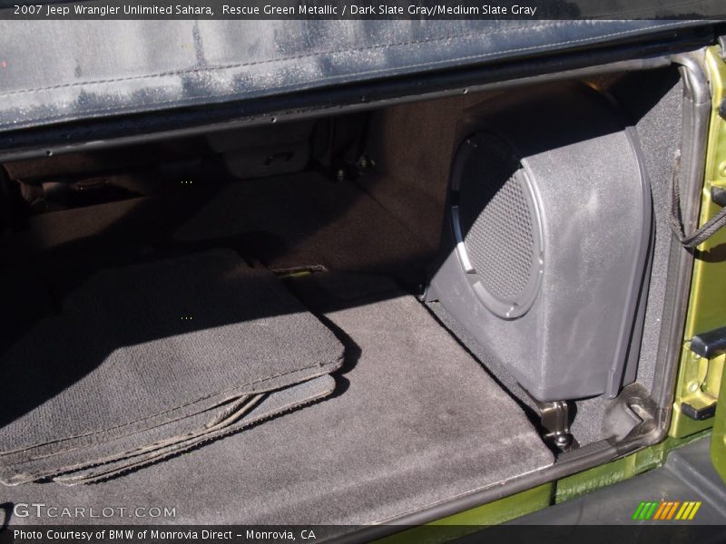Rescue Green Metallic / Dark Slate Gray/Medium Slate Gray 2007 Jeep Wrangler Unlimited Sahara