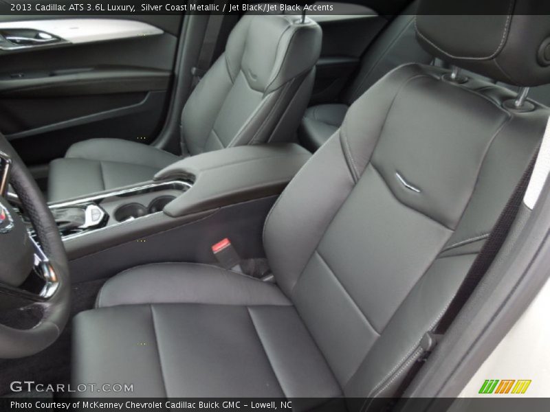 Silver Coast Metallic / Jet Black/Jet Black Accents 2013 Cadillac ATS 3.6L Luxury