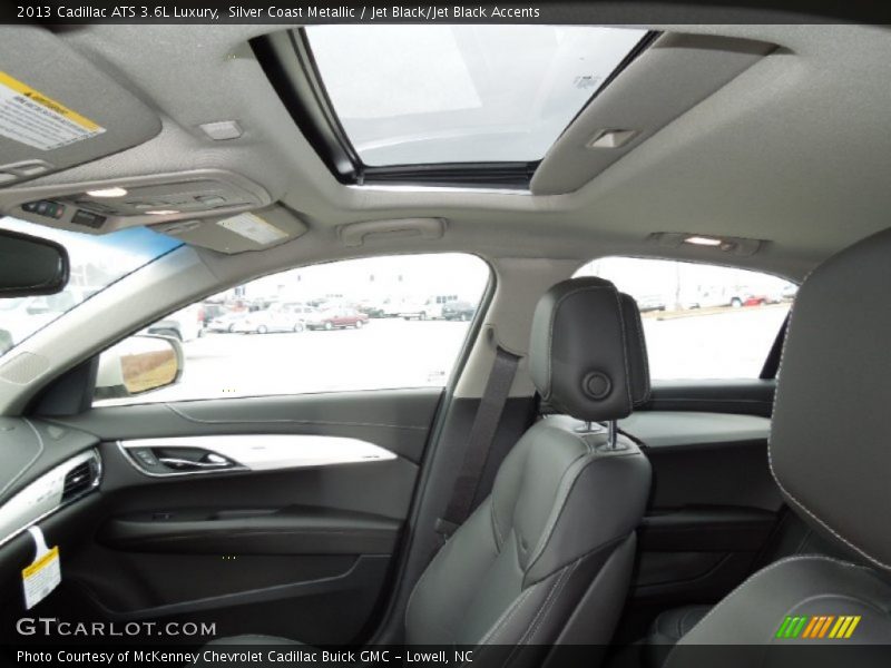 Silver Coast Metallic / Jet Black/Jet Black Accents 2013 Cadillac ATS 3.6L Luxury