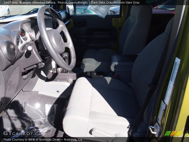 Rescue Green Metallic / Dark Slate Gray/Medium Slate Gray 2007 Jeep Wrangler Unlimited Sahara