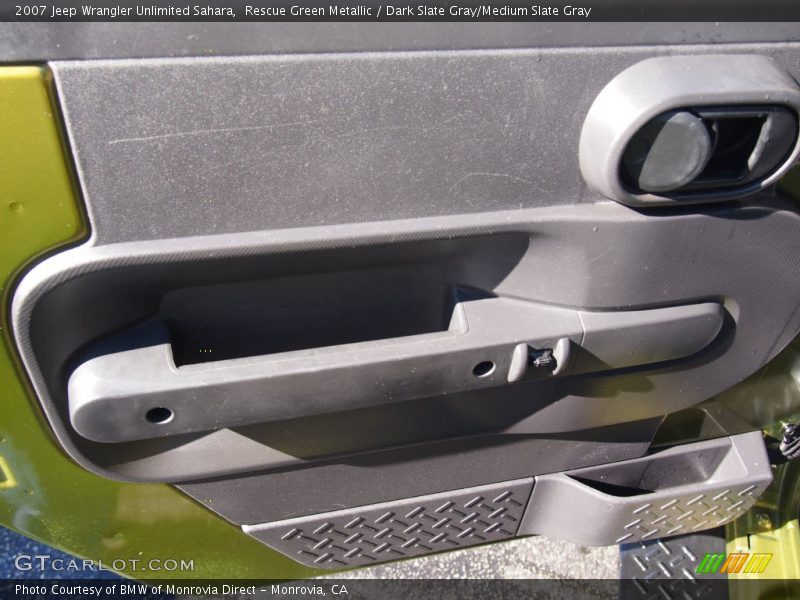 Rescue Green Metallic / Dark Slate Gray/Medium Slate Gray 2007 Jeep Wrangler Unlimited Sahara
