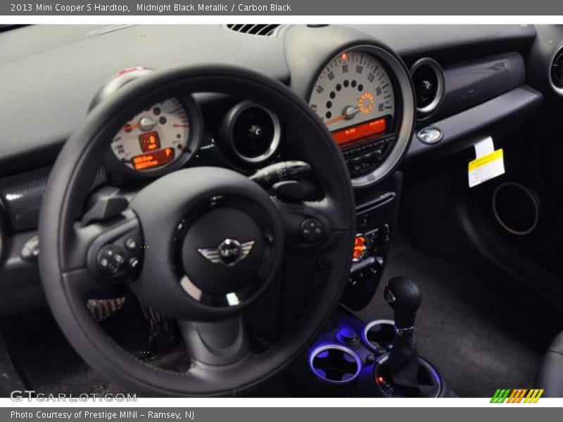 Midnight Black Metallic / Carbon Black 2013 Mini Cooper S Hardtop