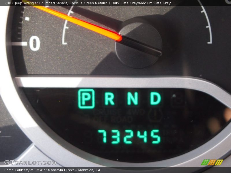 Rescue Green Metallic / Dark Slate Gray/Medium Slate Gray 2007 Jeep Wrangler Unlimited Sahara