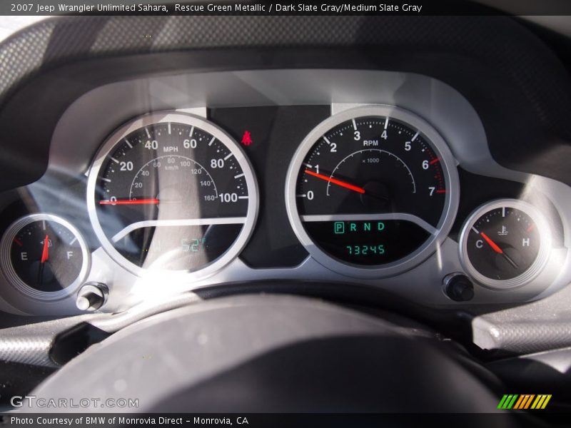 Rescue Green Metallic / Dark Slate Gray/Medium Slate Gray 2007 Jeep Wrangler Unlimited Sahara