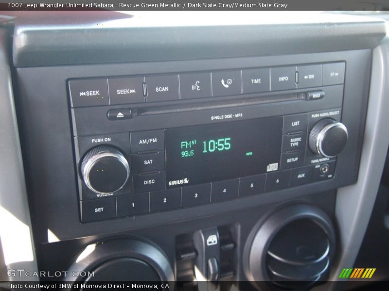 Rescue Green Metallic / Dark Slate Gray/Medium Slate Gray 2007 Jeep Wrangler Unlimited Sahara