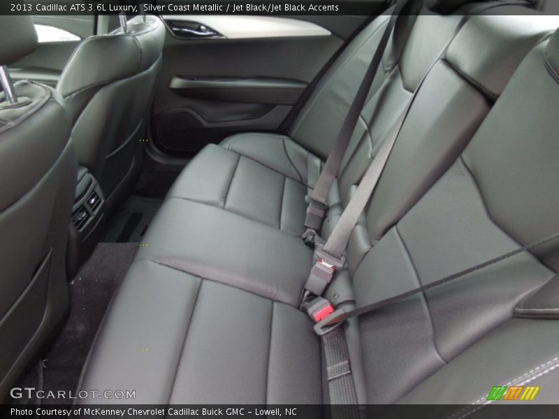 Silver Coast Metallic / Jet Black/Jet Black Accents 2013 Cadillac ATS 3.6L Luxury