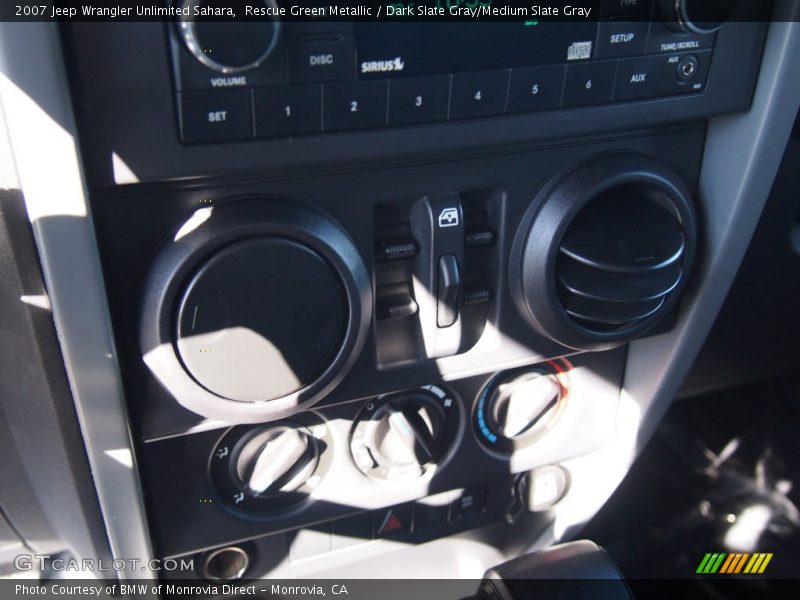 Rescue Green Metallic / Dark Slate Gray/Medium Slate Gray 2007 Jeep Wrangler Unlimited Sahara