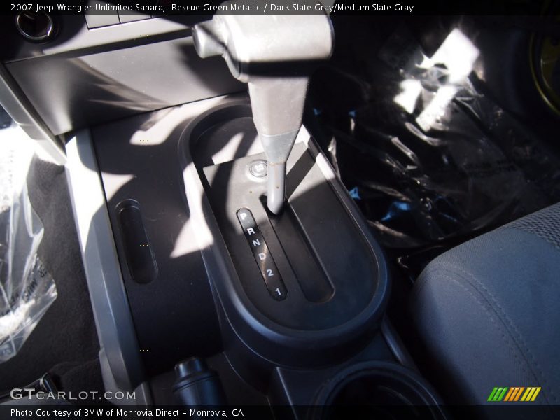 Rescue Green Metallic / Dark Slate Gray/Medium Slate Gray 2007 Jeep Wrangler Unlimited Sahara
