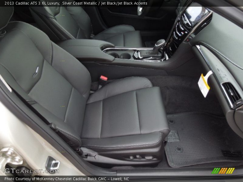Silver Coast Metallic / Jet Black/Jet Black Accents 2013 Cadillac ATS 3.6L Luxury