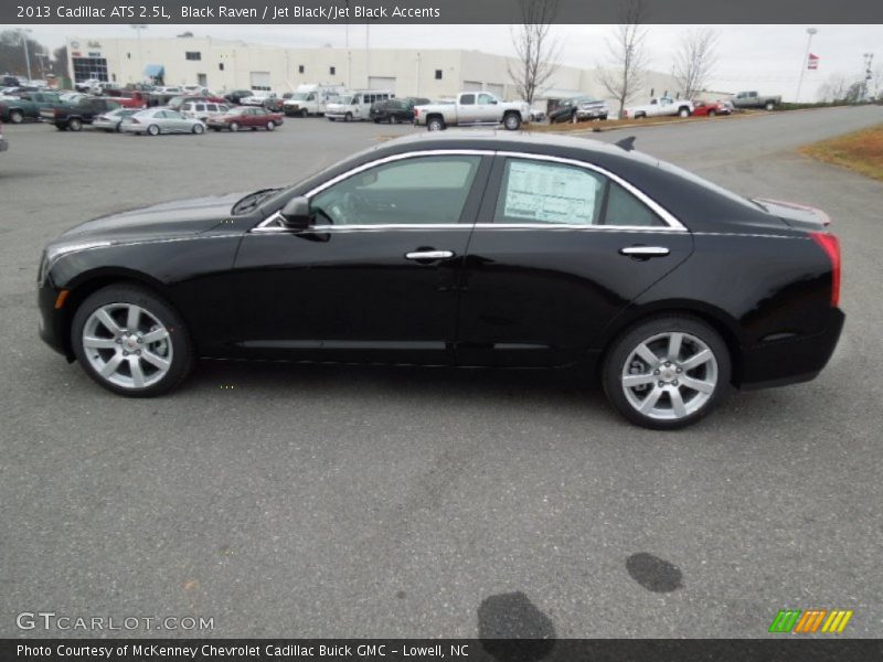 Black Raven / Jet Black/Jet Black Accents 2013 Cadillac ATS 2.5L