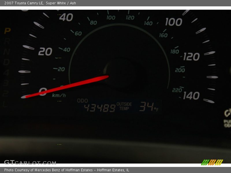 Super White / Ash 2007 Toyota Camry LE